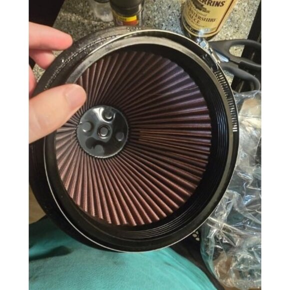 Universal Clamp-On Air Intake Filter: High Performance, Premium, Washable - Picture 1 of 2